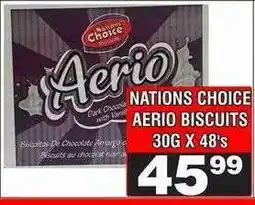 Advance Cash n Carry NATIONS CHOICE AERIO BISCUITS 30G X 48's offer