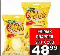 Advance Cash n Carry FRIMAX SNAPPER 50's X 20G offer