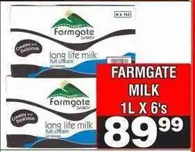 Advance Cash n Carry FARMGATE MILK 1L X 6's offer