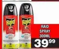 Advance Cash n Carry RAID SPRAY 300ML offer