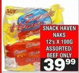 Advance Cash n Carry SNACK HAVEN NAKS offer