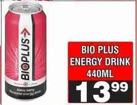 Advance Cash n Carry BIO PLUS ENERGY DRINK 440ML offer