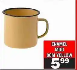 Advance Cash n Carry ENAMEL MUG 8CM YELLOW offer