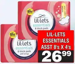 Advance Cash n Carry LIL-LETS ESSENTIALS ASST 8's X 4's offer