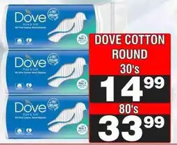 Advance Cash n Carry Dove Cotton Round 80's offer