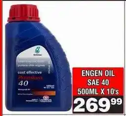 Advance Cash n Carry ENGEN OIL SAE 40 500ML X 10's offer