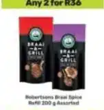 Game Robertsons - braai spice refill offer