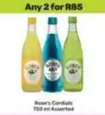 Game Rose's - cordials offer