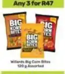 Game Willards - big corn bites offer