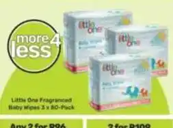 Game Fraganced baby wipes 3 x 80-pack offer