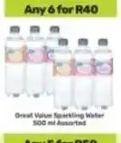 Game Great value - sparkling water offer