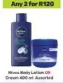 Game Nivea - body lotion or cream offer