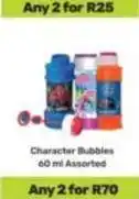 Game Character bubbles offer