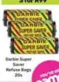 Game Super saver refuse bags offer