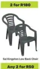 Game Kingston - sal low back chair offer