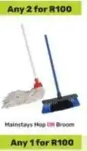Game Mainstays mop or broom offer