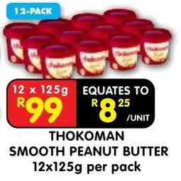 Shoprite Thokoman Smooth Peanut Butter offer