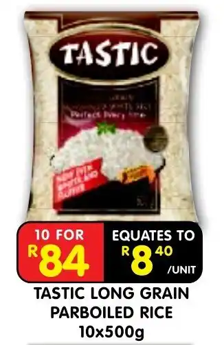 TASTIC LONG GRAIN PARBOILED RICE