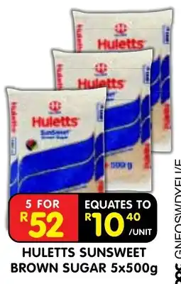 Shoprite Hulettss Sunsweet Brown Sugar offer
