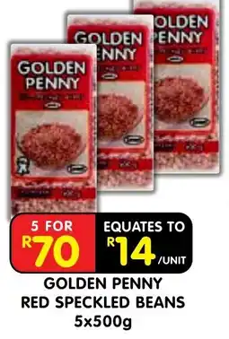 Shoprite GOLDEN PENNY RED SPECKLED BEANS offer