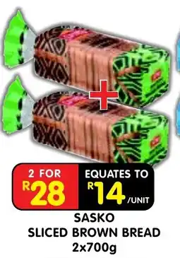 Shoprite Sasko Sliced Brown Bread offer