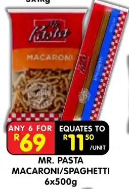 Shoprite Mr. Pasta Macaroni/Spaghetti offer