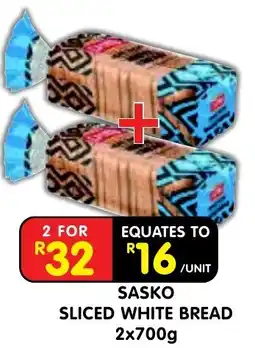 Shoprite SASKO SLICED WHITE BREAD offer