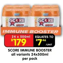 Shoprite SCORE IMMUNE BOOSTER offer
