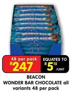 Shoprite BEACON WONDER BAR CHOCOLATE offer