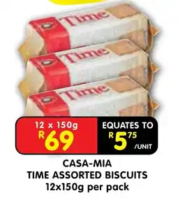 Shoprite CASA-MIA TIME ASSORTED BISCUITS offer