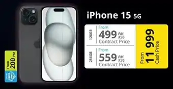 Cellucity iPhone 15 5G offer