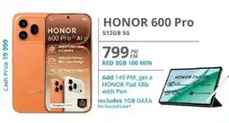 Cellucity Honor 600 Pro offer