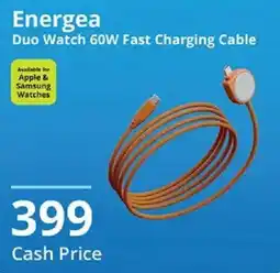 Cellucity Energea Duo Watch 60W Fast Charging Cable offer