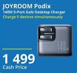 Cellucity JOYROOM Podix 140W 5-Port GaN Desktop Charger offer