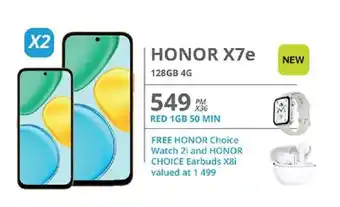 HONOR X7e