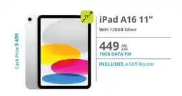 Cellucity iPad A16 11" offer