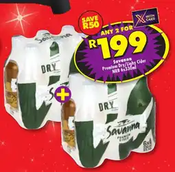 Shoprite Savanna Premium Dry/Lighty Cider offer