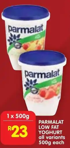 Shoprite PARMALAT LOW FAT YOGHURT offer