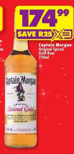 Shoprite Captain Morgan Original Spiced Gold offer