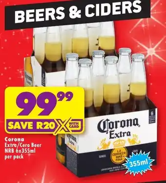 Shoprite Corona Extra/Cero Beer offer