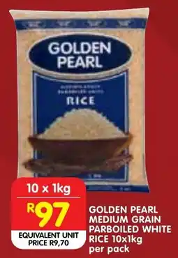 Shoprite GOLDEN PEARL MEDIUM GRAIN PARBOILED WHITE RICE offer