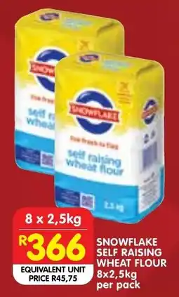 Shoprite SNOWFLAKE SELF RAISING WHEAT FLOUR offer