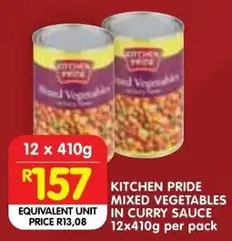 Shoprite Kitchen Pride Mixed Vegetables in Curry Sauce offer