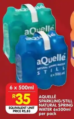Shoprite aQuellé Natural Spring Water Still offer