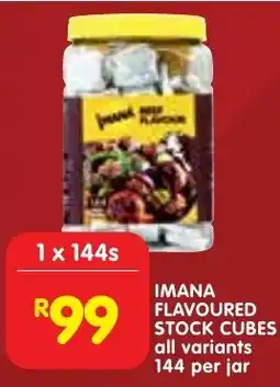 Shoprite IMANA FLAVOURED STOCK CUBES offer