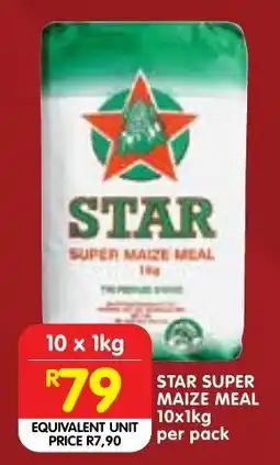 Shoprite STAR SUPER MAIZE MEAL offer