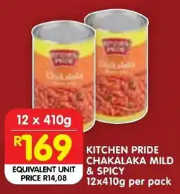 Shoprite Kitchen Pride Chakalaka Mild & Spicy offer