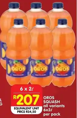 Shoprite Oros Squash offer