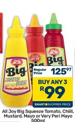 Pick n Pay Hypermarket All Joy Big Squeeze Mustard Sauce offer