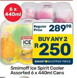 Pick n Pay Hypermarket Smirnoff Ice Spirit Cooler Assorted offer